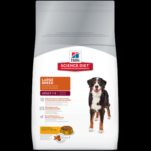 Science Diet Chicken & Barley Large Breed Dry Dog Food 35lb - Poudre Pet and Feed Supply
